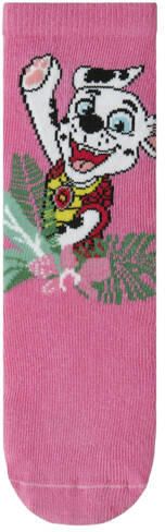 NAME IT MINI sokken met print roze donkerblauw Meisjes Stretchkatoen - Foto 4
