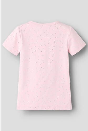 NAME IT MINI sportshirt roze Sport t-shirt Meisjes Polyamide Ronde hals - Foto 3