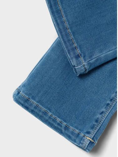 Name it MINI straight fit jeans NMFSALLI light blue denim Blauw Meisjes Lyocell 104 - Foto 3