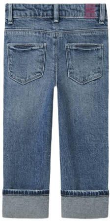 NAME IT MINI straight leg jeans medium blue denim Blauw Meisjes Katoen - Foto 2