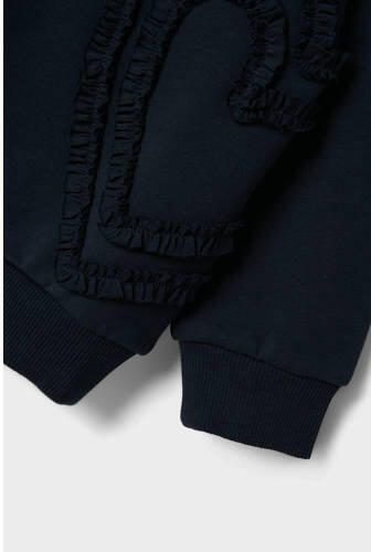 Name it MINI sweater donkerblauw Effen 122 128 | Sweater van - Foto 2