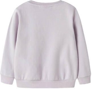 NAME IT MINI sweater lichtroze Meisjes Katoen Ronde hals Effen - Foto 3
