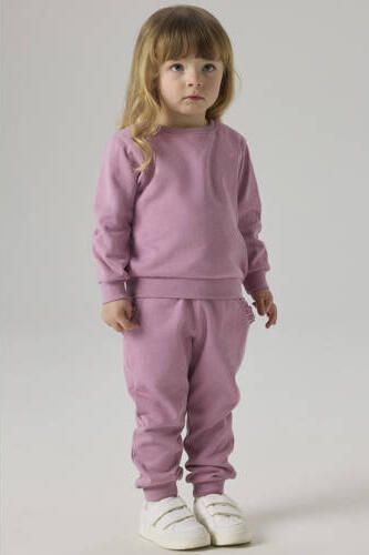 NAME IT MINI sweater lila Paars Meisjes Katoen Ronde hals Effen - Foto 2