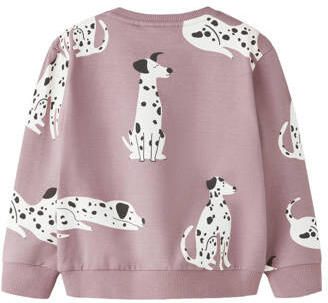 NAME IT MINI sweater met print roze Trui All over print - Foto 3