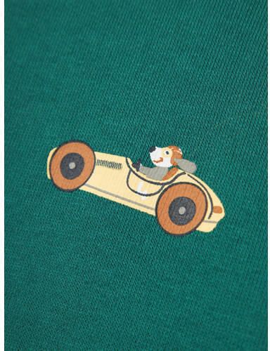 Name it MINI sweater NKMVASHA met backprint antiekgroen Backprint 122 128 - Foto 1
