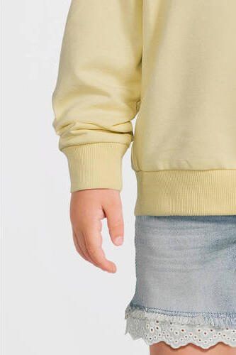 Name it MINI sweater NMFDAKINI lichtgeel Effen 104 - Foto 3