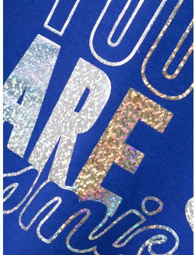 Name it MINI sweater NMFNOVA met printopdruk hardblauw Printopdruk 110 - Foto 2