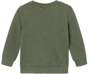 Name it MINI sweater NMMVIMO met all over print groen Effen 104