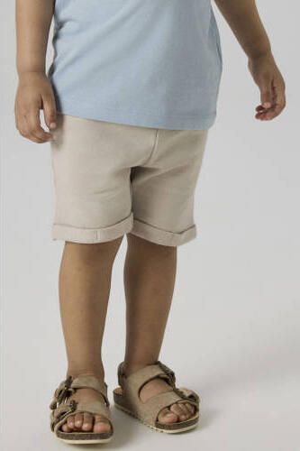 NAME IT MINI sweatshort beige Korte broek Jongens Katoen Effen