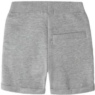 NAME IT MINI sweatshort grijs melange Korte broek Jongens Katoen Effen
