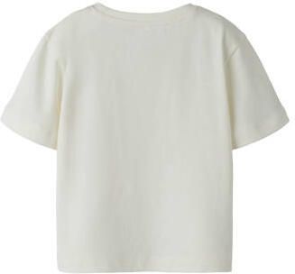 NAME IT MINI T-shirt ecru Meisjes Katoen Ronde hals Tekst - Foto 3
