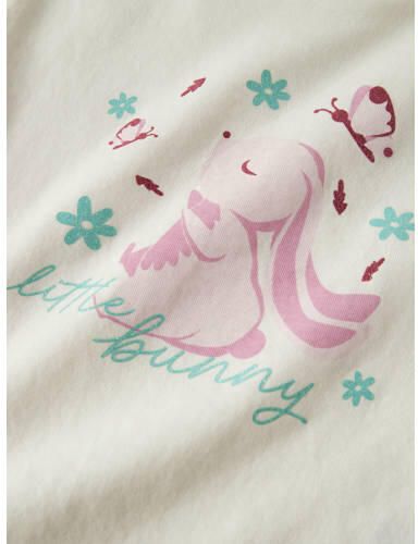 NAME IT MINI T-shirt lichtgeel Meisjes Katoen Ronde hals Printopdruk - Foto 2