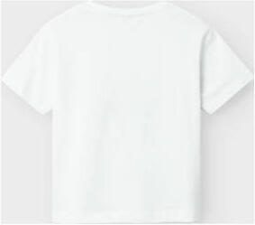Name it MINI T-shirt NMMFIRKANO met printopdruk wit Jongens Katoen Ronde hals 122 128 - Foto 3