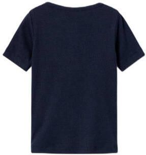 Name It Shirt met korte mouwen NMMKAB TOP NOOS in elastisch fijne rib en met korte knoopsluiting bij de halslijn - Foto 2