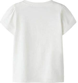 NAME IT MINI T-shirt wit Meisjes Katoen Ronde hals Printopdruk - Foto 3