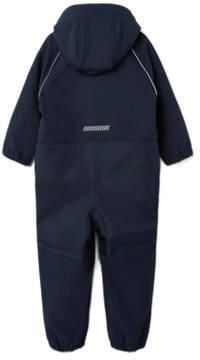 Name it MINI unisex softshell buitenspeelpak NMNALFA donkerblauw Jas Jongens Polyester Capuchon 104 - Foto 7