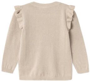 Name It Vest NMFABINNE LS KNIT CARD NOOS met schattige ruche op de schouders - Foto 2