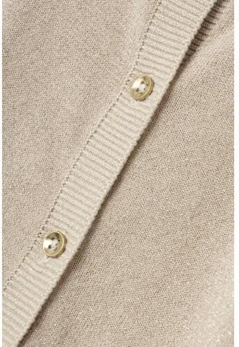 Name It Vest NMFABINNE LS KNIT CARD NOOS met schattige ruche op de schouders