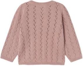 Name it MINI vest NMFBANNI mauve Roze Meisjes Katoen Ronde hals Effen 104 - Foto 3