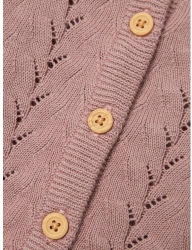 Name it MINI vest NMFBANNI mauve Roze Meisjes Katoen Ronde hals Effen 104