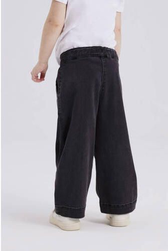 Name it MINI wide leg jeans NMFBELLA black denim Zwart Meisjes Jog denim 104 - Foto 2