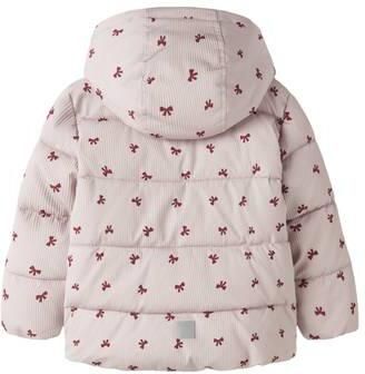 NAME IT MINI winterjas met print roze rood Meisjes Polyester Capuchon - Foto 3