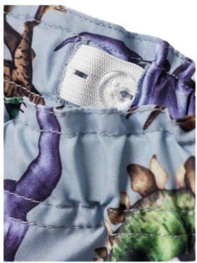 Name it MINI zwemshort NMMZIMON met all over print lichtblauw multicolor Jongens Polyester 104