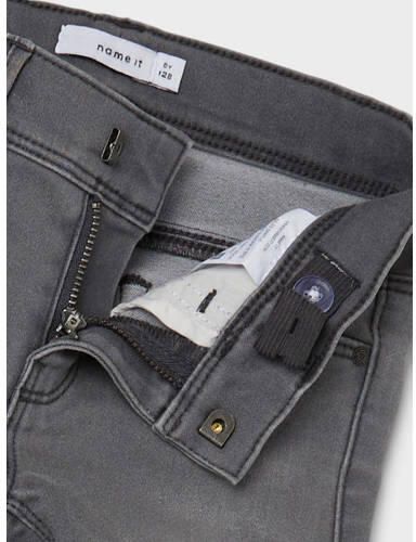 Name it skinny jeans NKFPOLLY light grey denim Grijs Meisjes Stretchdenim 122 - Foto 10