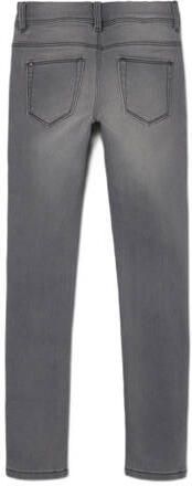 Name it skinny jeans NKFPOLLY light grey denim Grijs Meisjes Stretchdenim 110 - Foto 3