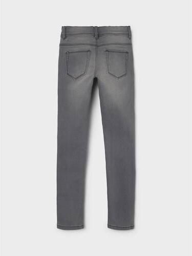 NAME IT skinny jeans NKFPOLLY light grey denim Grijs Meisjes Stretchdenim - Foto 3