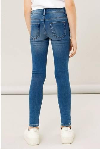 NAME IT skinny jeans NKFPOLLY medium blue denim Blauw Meisjes Stretchdenim - Foto 8