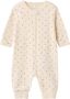 Name it BABY pyjama NBFNIGHTSUIT met all over print beige Onesie Meisjes Biologisch katoen Ronde hals 104 - Thumbnail 1