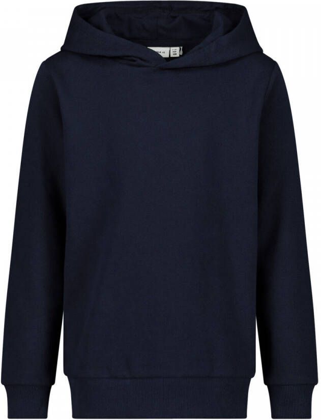 Name it hoodie NKMNESWEAT donkerblauw Sweater Sweat (duurzaam) Capuchon 110-116