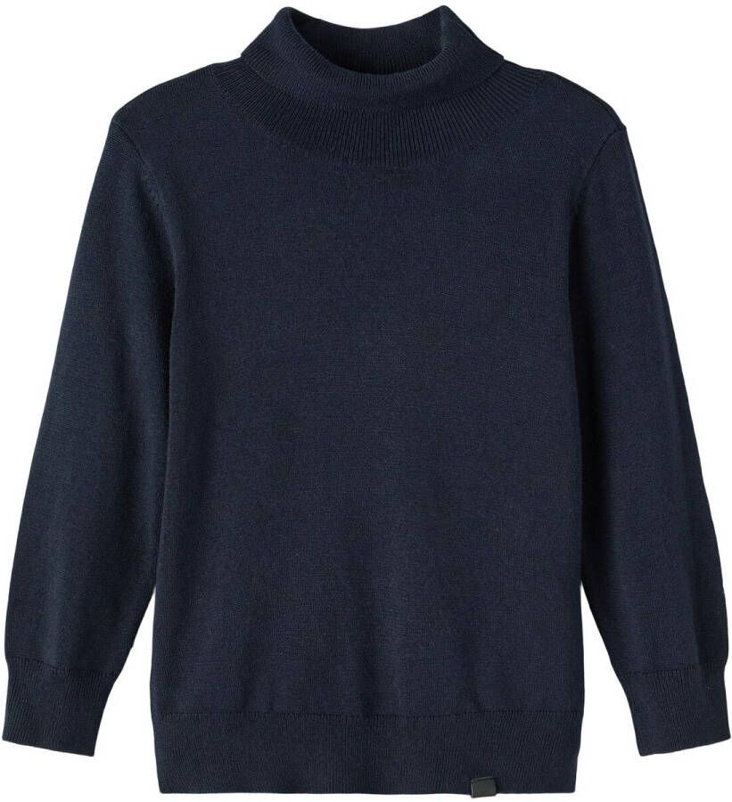 Name it Mini Nmmraloso LS Rollneck Knit Dark Sapphire | Freewear Blauw Dames
