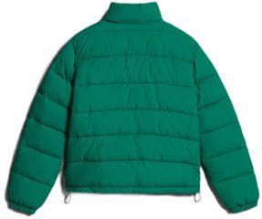 Napapijri gewatteerde winterjas K A-BACHAR met logo frisgroen Jongens Polyamide Opstaande kraag 164