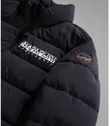Napapijri gewatteerde winterjas K A-BACHAR met logo zwart Polyamide Opstaande kraag 152 - Foto 2