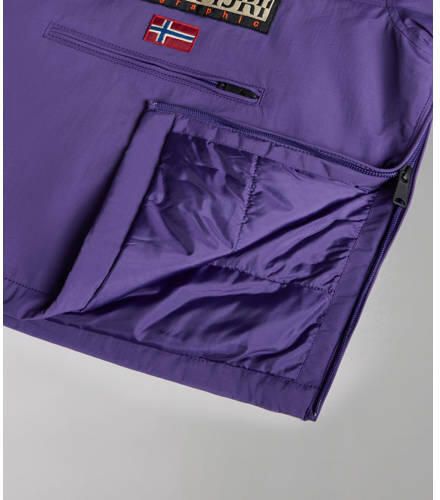 Napapijri gewatteerde winterjas K NORTHFARER W met logo paars Jongens Polyamide Capuchon 152 - Foto 2