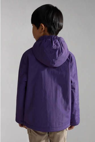 Napapijri gewatteerde winterjas K NORTHFARER W met logo paars Jongens Polyamide Capuchon 152 - Foto 4