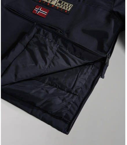 Napapijri gewatteerde winterjas Northfarer met logo marine Blauw Polyamide Capuchon 152 - Foto 5
