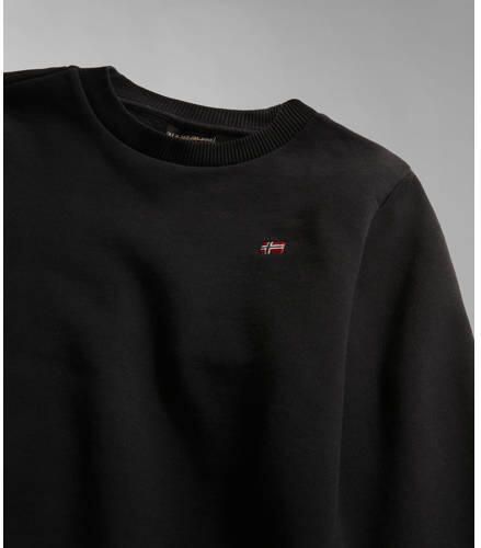 Napapijri sweater zwart Jongens Katoen (biologisch) Ronde hals 176 - Foto 3