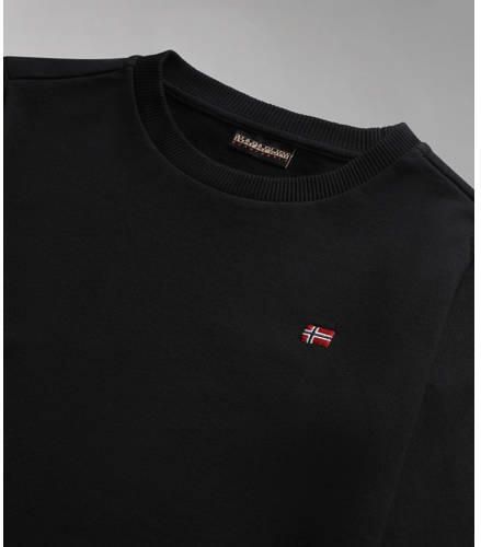 Napapijri sweater zwart Katoen (duurzaam) Ronde hals 128 - Foto 3