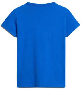 Napapijri T-shirt met logo blauw Jongens Katoen Ronde hals Logo 152 - Foto 2