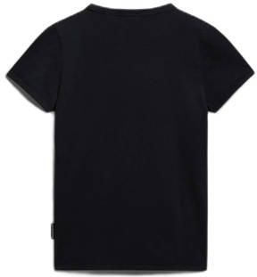 Napapijri T-shirt met logo zwart Jongens Katoen Ronde hals Logo 140