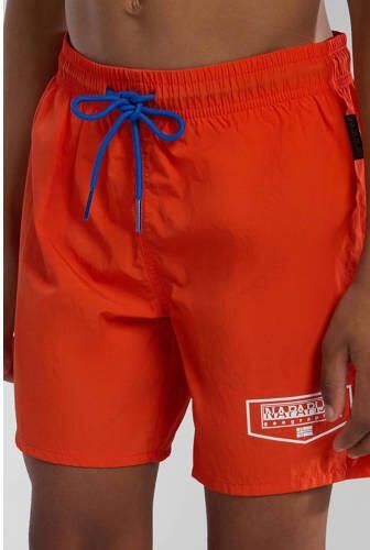 Napapijri Zwemshort rood Jongens Polyamide Logo 152 - Foto 3