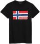 Napapijri T-shirt K S-ZAMORA met logo 041 black Zwart Jongens Katoen Ronde hals 152 - Thumbnail 2