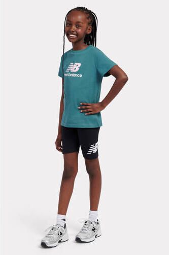 New Balance bikershort zwart Korte broek Meisjes Katoen Printopdruk maat 134-140 - Foto 2