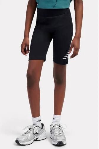 New Balance bikershort zwart Korte broek Meisjes Katoen Printopdruk maat 134-140