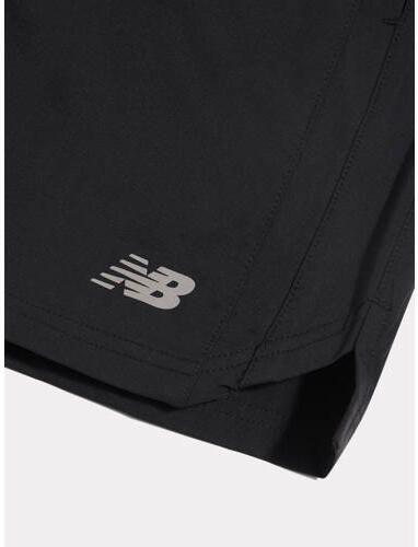 New Balance casual short zwart Korte broek Polyester Effen