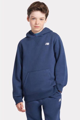 New Balance hoodie donkerblauw Sweater Katoen Capuchon maat 122-128