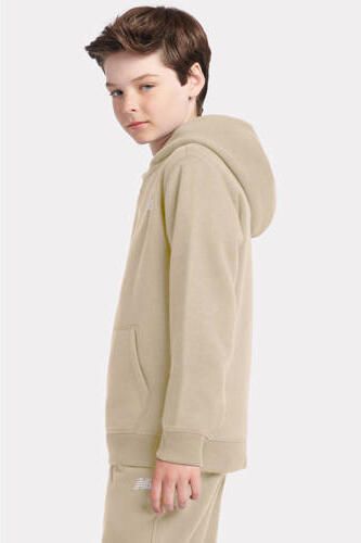 New Balance hoodie zand Sweater Beige Katoen Capuchon maat 140-146 - Foto 3